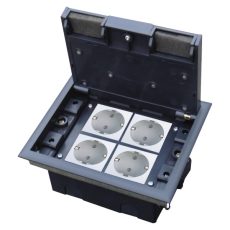 Alantec Puszka podłogowa (floorbox) 4M, (45x45), regulowana głębokość, do podłogi technicznej. (PP004)