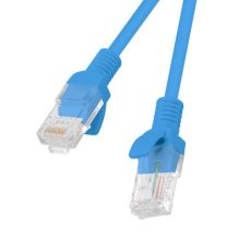 Patchcord Lanberg PCU5-10CC-0100-B (RJ45 - RJ45 ; 1m; UTP; kat. 5e; kolor niebieski)