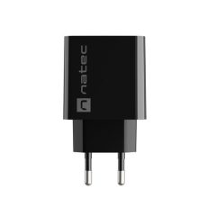 NATEC ŁADOWARKA SIECIOWA RIBERA USB-A + USB-C 20W POWER DELIVERY CZARNA NUC-2062