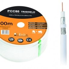 LIBOX KABEL KONCENTRYCZNY PCC80 ŻYŁA 0,8MM CU 100M