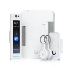 Zestaw startowy UniFi Access Ubiquiti G3 Pro UA-G3-SK-Pro, Czytnik dostępu G3 Professional + Czytnik G3 + Hub +  Breloki (2 sztuki)