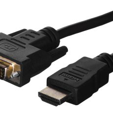 Kabel Lanberg CA-HDDV-10CC-0018-BK (HDMI M - DVI-D (18+1) M; 1,8m; kolor czarny)