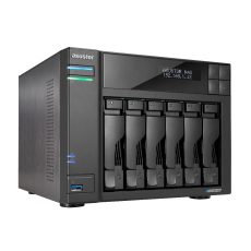 NAS Asustor AS6706T; Tower; 6x (3.5" SATA HDD/ 2.5" SSD); Intel Celeron N5105; 8GB DDR4 SODIMM (max. 16GB), 2x 2.5GbE, 4x M.2 2280 NVMe PCIe 3.0, 2x USB 3.2 Gen, 1x HDMI 2.0b, 1x optional 10 GbE card
