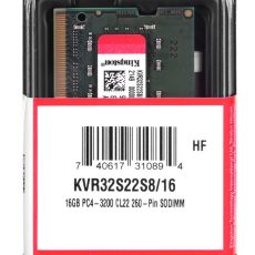 KINGSTON DDR4 SODIMM 16GB 3200MHz CL22 1Rx8
