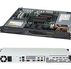 Obudowa serwerowa Supermicro CSE-512F-350B1 (Black 1U 512 Chassis W/ 350W PWS,HF,RoHS/REACH)