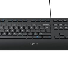 Klawiatura Logitech 920-005217 (USB 2.0; kolor czarny)
