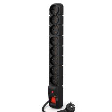 Listwa przeciwprzepięciowa Acar S8 PRO (3m ; czarny)