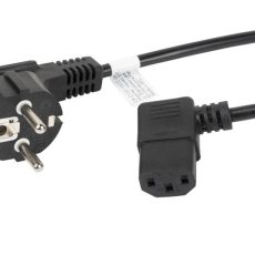 Kabel Lanberg CA-C13C-12CC-0018-BK (C13 / IEC C13 / IEC 320 C13 F - Schuko M; 1,8m; kolor czarny)