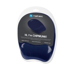 NATEC PODKŁADKA POD MYSZKĘ CHIPMUNK GRANATOWA 230X200MM MEMORY FOAM