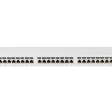 LANBERG PATCH PANEL 24 PORT 1U 19" KAT.6A FTP SZARY PPSA-1024-S