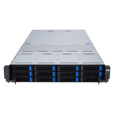 Platforma Asus Rack (2U) RS520A-E12-RS12U AMD Epyc 9004 (12x NVMe, 2xGPU, 2x1Gbe, IPMI, 1+1 1600W)