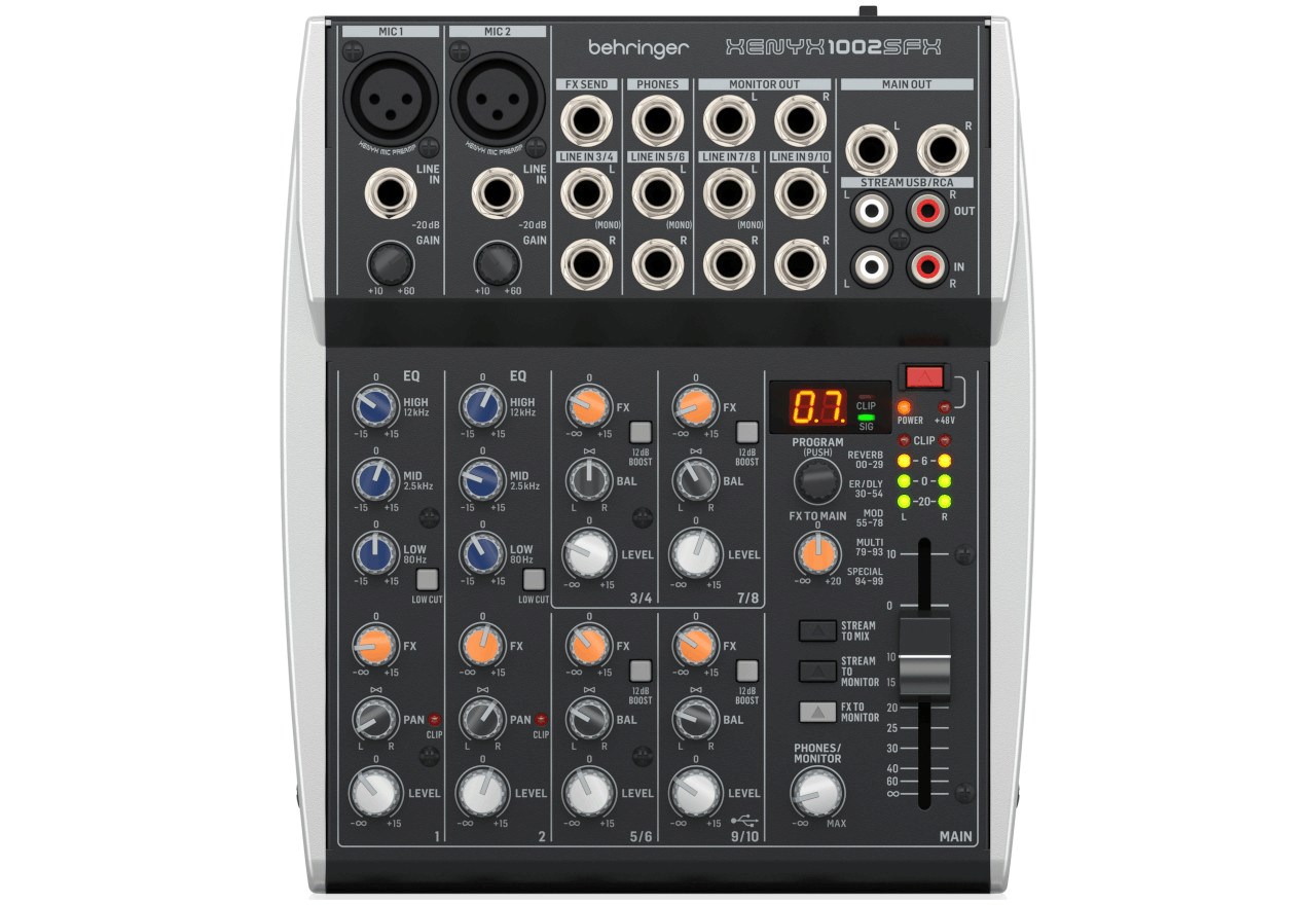 Behringer XENYX 1002SFX - Mikser audio (WYPRZEDAŻ)