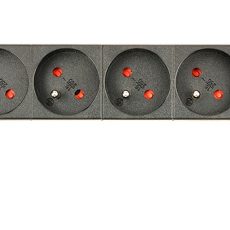 GEMBIRD LISTWA ZASILAJĄCA RACK 19" PDU EG-PDU-014-F 1U, 16A, 8X FRANCUSKIE GNIAZDO, WTYK SCHUKO, KABEL 3M