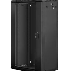 Szafa rack Lanberg WF01-6422-10B (22U; 1082mm / 600mm / 450 mm; wisząca; Otwierane; 19''; kolor czarny)