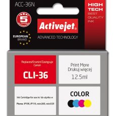 Activejet ACC-36N Tusz (zamiennik Canon CLI-36; Supreme; 12,5 ml; kolor)