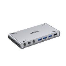 UNITEK PRZEŁĄCZNIK KVM USB-C 10GBPS Z HDMI Z TRANSFEREM PLIKÓW MIĘDZY SYSTEMAMI