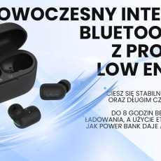 SAVIO BEZPRZEWODOWE SŁUCHAWKI BLUETOOTH 5.1 IPX5 TWS-09