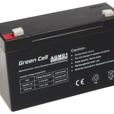 GREEN CELL AKUMULATOR ŻELOWY AGM01 6V 12AH