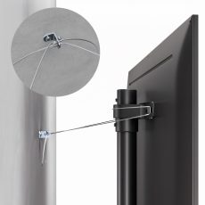 MACLEAN UCHWYT STOJAK PODŁOGOWY DO TELEWIZORA, 32-70", MAX. VESA 400X400, MAX. 40KG MC-494