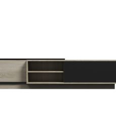 Szafka RTV SIGMA1 180 sonoma/czarny połysk