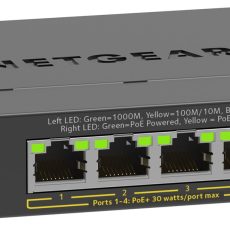 Switch Netgear GS305EP-100PES 5p PoE 63W* (PoE+: 4p) Unmanaged Gigabit