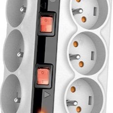 Listwa przeciwprzepięciowa HSK DATA ALP-ACARsmart---13 (6 x UTE; 10 A; 3m; kolor szary)