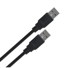 LANBERG KABEL USB-A 2.0 M/M 1M CZARNY CA-USBA-20CU-0010-BK