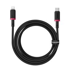 Kabel Baseus Dura 20W 2m USB C - Lightning (czerwono-czarny)