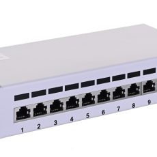 Patch panel Lanberg PPF6-9012-S (1U; 10"; kat. 6; FTP; 12xRJ-45)