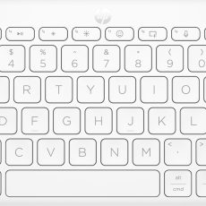 Klawiatura HP 350 Compact Multi-Device Bluetooth Keyboard bezprzewodowa biała 692T0AA