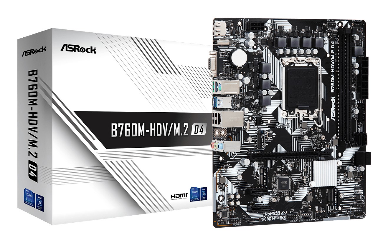 Płyta główna Asrock B760M-HDV/M.2 D4
