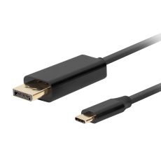 LANBERG KABEL USB-C(M)->DISPLAYPORT(M) 1M 4K 60HZ CZARNY CA-CMDP-10CU-0010-BK