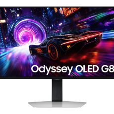 Samsung G81SF monitor komputerowy 68,6 cm (27") 3840 x 2160 px 4K Ultra HD OLED Srebrny