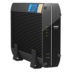 Qnap TS-410E-8G, Tower,  4 x 2.5" SATA SSD , Intel Celeron J6412 4C/4T, onboard 8GB (not expandable), 2 x 2.5GbE, External adapter (PSU)