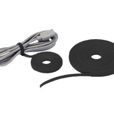 ALANTEC Opaska rzepowa do kabli szer. 9mm długość 5m czarna