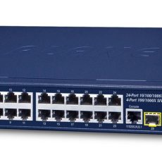Switch Planet GS-4210-24T4SR 24-Port 10/100/1000T + 4-Port 100/1000X SFP Managed