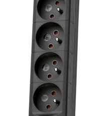 Listwa przeciwprzepięciowa Lestar LXARM 810 G-A K.:CZ 1,5M (8 x UTE; 10 A; 1,5m; kolor czarny)