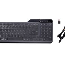 Klawiatura HP 400 Backlit Wired Keyboard przewodowa czarna 7N7C0AA