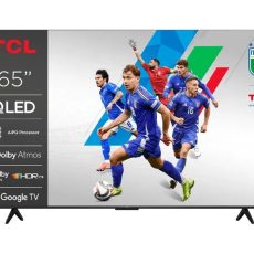 Telewizor TCL 65T69C QLED 65" 4K Ultra HD Google TV Dolby Atmos DVB-T2 Metaliczny