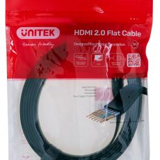 UNITEK KABEL HDMI 2.0 4K60HZ,PŁASKI,3M,C11063BK-3M