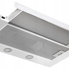 Okap teleskopowy podszafkowy CIARKO SL-NT 60 Biały Glass front białe szkło