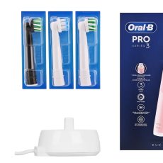 Szczoteczka Oral-B Pro 3 3900N Black/Pink +2 rączka