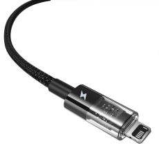 Kabel Baseus Gem Typ USB typ A - Lightning 2.4A 2m (czarny)