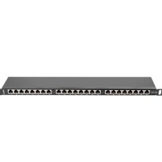 Patch panel Lanberg PPS5-0024-B (0.5U; kat. 5e; 24xRJ-45)