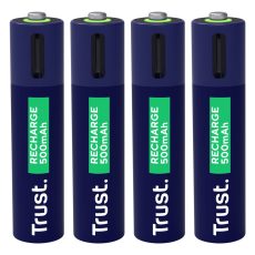 Baterie AAA Trust USB-C RECHARGEABLE BATTERIES 4P