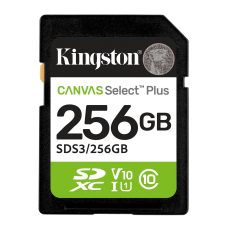 KINGSTON SDXC 256GB Canvas Select Plus Gen3 150MB/s