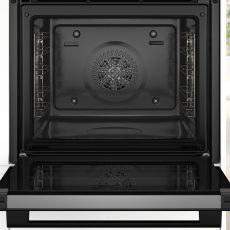 Piekarnik BOSCH HBA571BB4 czyszczenie pyroliza + prowadnice teleskopowe 1 poziomowe BOSCH HEZ538000