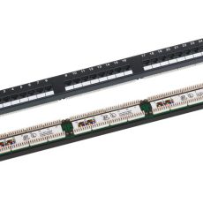 Q-LANTEC Patch panel UTP kat.5e, 24 porty złącza LSA 1U