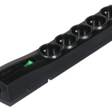 Listwa antyprzepięciowa Ever Classic 3,0m (5 x UTE; 10 A; kolor czarny) (T/LZ09-CLA030/0000)