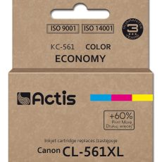Actis KC-561 Tusz (zamiennik Canon CL-561XL; Supreme; 18 ml; czerwony, niebieski, żółty). Drukuje więcej o 60% względem OEM.